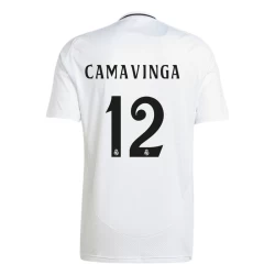 Maglia Calcio Real Madrid Camavinga #12 2024-25 Prima Uomo