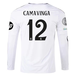 Maglia Calcio Real Madrid Carvajal #12 2024-25 HP Prima Uomo Manica Lunga