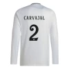 Maglia Calcio Real Madrid Carvajal #2 2024-25 Prima Uomo Manica Lunga