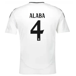 Maglia Calcio Real Madrid David Alaba #4 2024-25 Prima Uomo