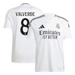 Maglia Calcio Real Madrid Federico Valverde #8 2024-25 Prima Uomo