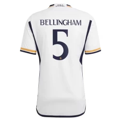 Maglia Calcio Real Madrid Jude Bellingham #5 2023-24 Prima Uomo