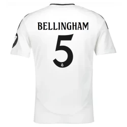 Maglia Calcio Real Madrid Jude Bellingham #5 2024-25 HP Prima Uomo
