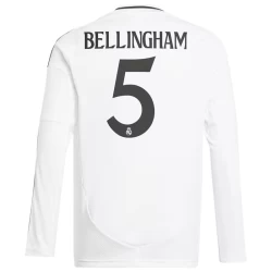 Maglia Calcio Real Madrid Jude Bellingham #5 2024-25 Prima Uomo Manica Lunga