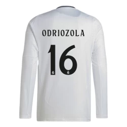 Maglia Calcio Real Madrid Odriozola #16 2024-25 Prima Uomo Manica Lunga