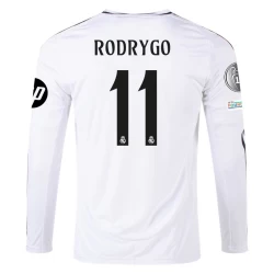 Maglia Calcio Real Madrid Rodrygo #11 2024-25 HP Prima Uomo Manica Lunga