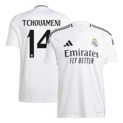 Maglia Calcio Real Madrid Tchouameni #14 2024-25 Prima Uomo