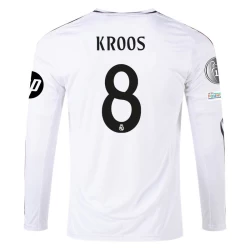 Maglia Calcio Real Madrid Toni Kroos #8 2024-25 HP Prima Uomo Manica Lunga