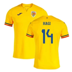 Maglia Calcio Romania Hagi #14 Europei 2024 Prima Uomo