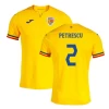 Maglia Calcio Romania Petrescu #2 Europei 2024 Prima Uomo