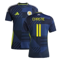 Maglia Calcio Scozia Christie #11 Europei 2024 Prima Uomo