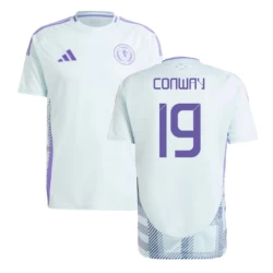 Maglia Calcio Scozia Conway #19 Europei 2024 Trasferta Uomo