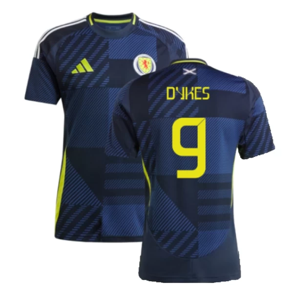 Maglia Calcio Scozia Dykes #9 Europei 2024 Prima Uomo