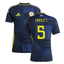 Maglia Calcio Scozia Hanley #5 Europei 2024 Prima Uomo