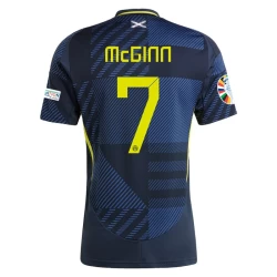 Maglia Calcio Scozia McGinn #7 Europei 2024 Prima Uomo