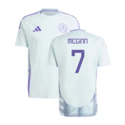 Maglia Calcio Scozia McGinn #7 Europei 2024 Trasferta Uomo