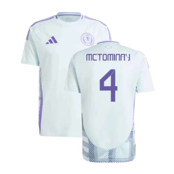 Maglia Calcio Scozia McTominay #4 Europei 2024 Trasferta Uomo