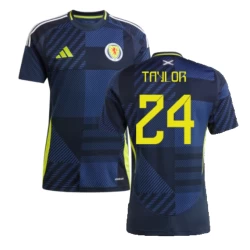 Maglia Calcio Scozia Taylor #24 Europei 2024 Prima Uomo