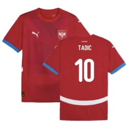 Maglia Calcio Serbia Dušan Tadić #10 Europei 2024 Prima Uomo