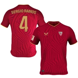 Maglia Calcio Sevilla FC 2023-24 Sergio Ramos #4 Trasferta Uomo