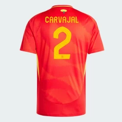 Maglia Calcio Spagna Carvajal #2 Europei 2024 Prima Uomo