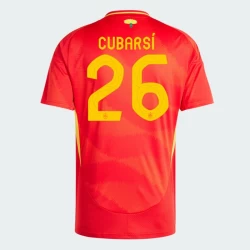 Maglia Calcio Spagna Cubarsi #26 Europei 2024 Prima Uomo