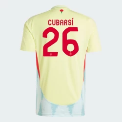 Maglia Calcio Spagna Cubarsi #26 Europei 2024 Trasferta Uomo