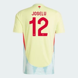 Maglia Calcio Spagna Joselu #12 Europei 2024 Trasferta Uomo