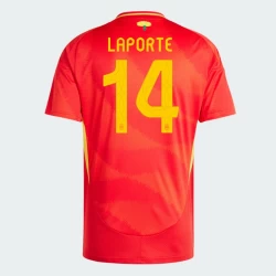 Maglia Calcio Spagna Laporte #14 Europei 2024 Prima Uomo