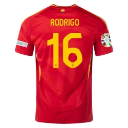 Maglia Calcio Spagna Rodrigo #16 Europei 2024 Prima Uomo