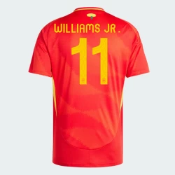 Maglia Calcio Spagna Williams Jr. #11 Europei 2024 Prima Uomo