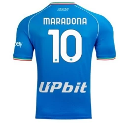 Maglia Calcio SSC Napoli Diego Maradona #10 2023-24 Prima Uomo