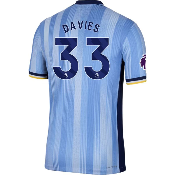 Maglia Calcio Tottenham Hotspur 2024-25 Alphonso Davies #33 Trasferta Uomo