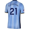 Maglia Calcio Tottenham Hotspur 2024-25 Kulusevski #21 Trasferta Uomo