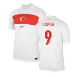 Maglia Calcio Turchia H.Sukur #9 Europei 2024 Prima Uomo