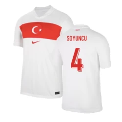 Maglia Calcio Turchia Soyuncu #4 Europei 2024 Prima Uomo