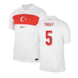 Maglia Calcio Turchia Tugay #5 Europei 2024 Prima Uomo