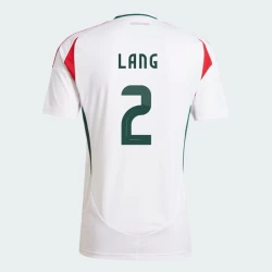 Maglia Calcio Ungheria Adam Lang #2 Europei 2024 Trasferta Uomo