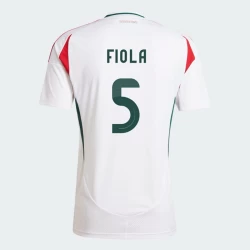 Maglia Calcio Ungheria Attila Fiola #5 Europei 2024 Trasferta Uomo