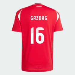 Maglia Calcio Ungheria Daniel Gazdag #16 Europei 2024 Prima Uomo
