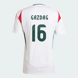 Maglia Calcio Ungheria Daniel Gazdag #16 Europei 2024 Trasferta Uomo
