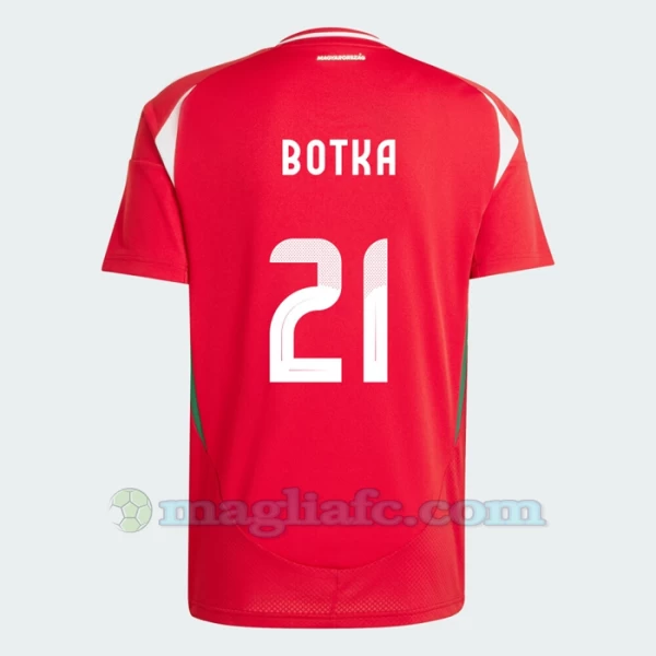 Maglia Calcio Ungheria Endre Botka #21 Europei 2024 Prima Uomo