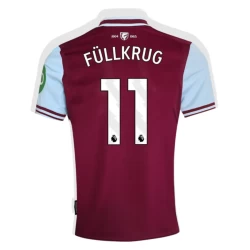 Maglia Calcio West Ham United Fullkrug #11 2024-25 Prima Uomo