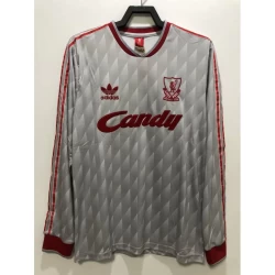 Maglia Liverpool FC Retro 1989-91 Trasferta Uomo Manica Lunga