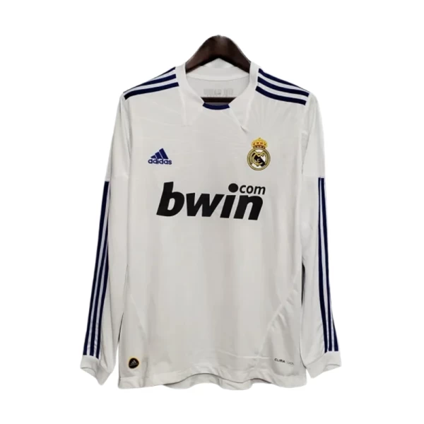 Maglia Real Madrid Retro 2010-11 Prima Uomo Manica Lunga