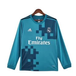 Maglia Real Madrid Retro 2017-18 Terza Uomo Manica Lunga