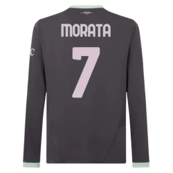 Maglie Calcio AC Milan Alvaro Morata #7 2024-25 Terza Uomo Manica Lunga