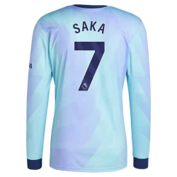 Maglie Calcio Arsenal FC Bukayo Saka #7 2024-25 Terza Uomo Manica Lunga