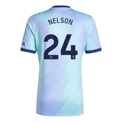 Maglie Calcio Arsenal FC Nelson #24 2024-25 Terza Uomo