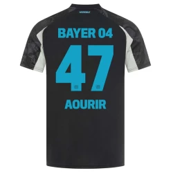 Maglie Calcio Bayer 04 Leverkusen Aourir #47 2024-25 Terza Uomo